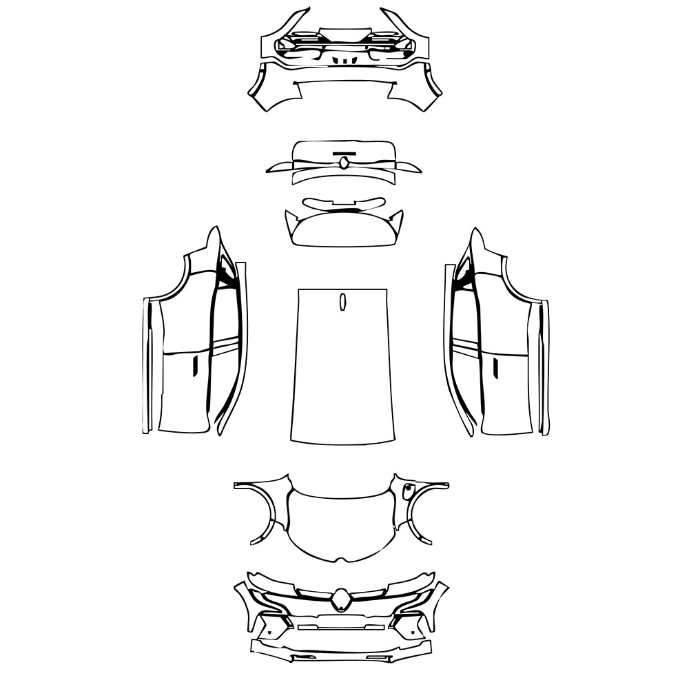 Pre-Cut PPF Renault Megane E-Tech 2024 - PPF-Kits