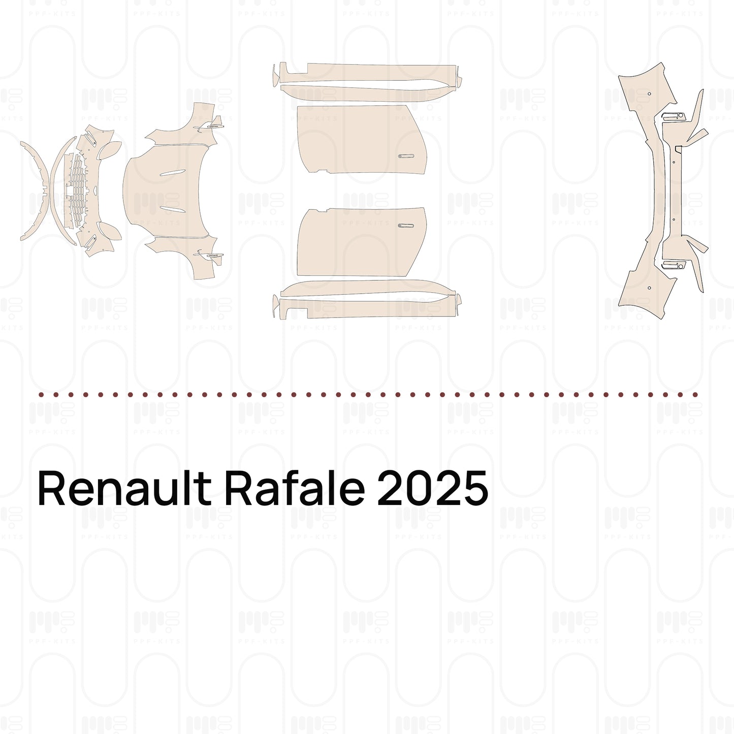 PPF precortado Renault Rafale 2025