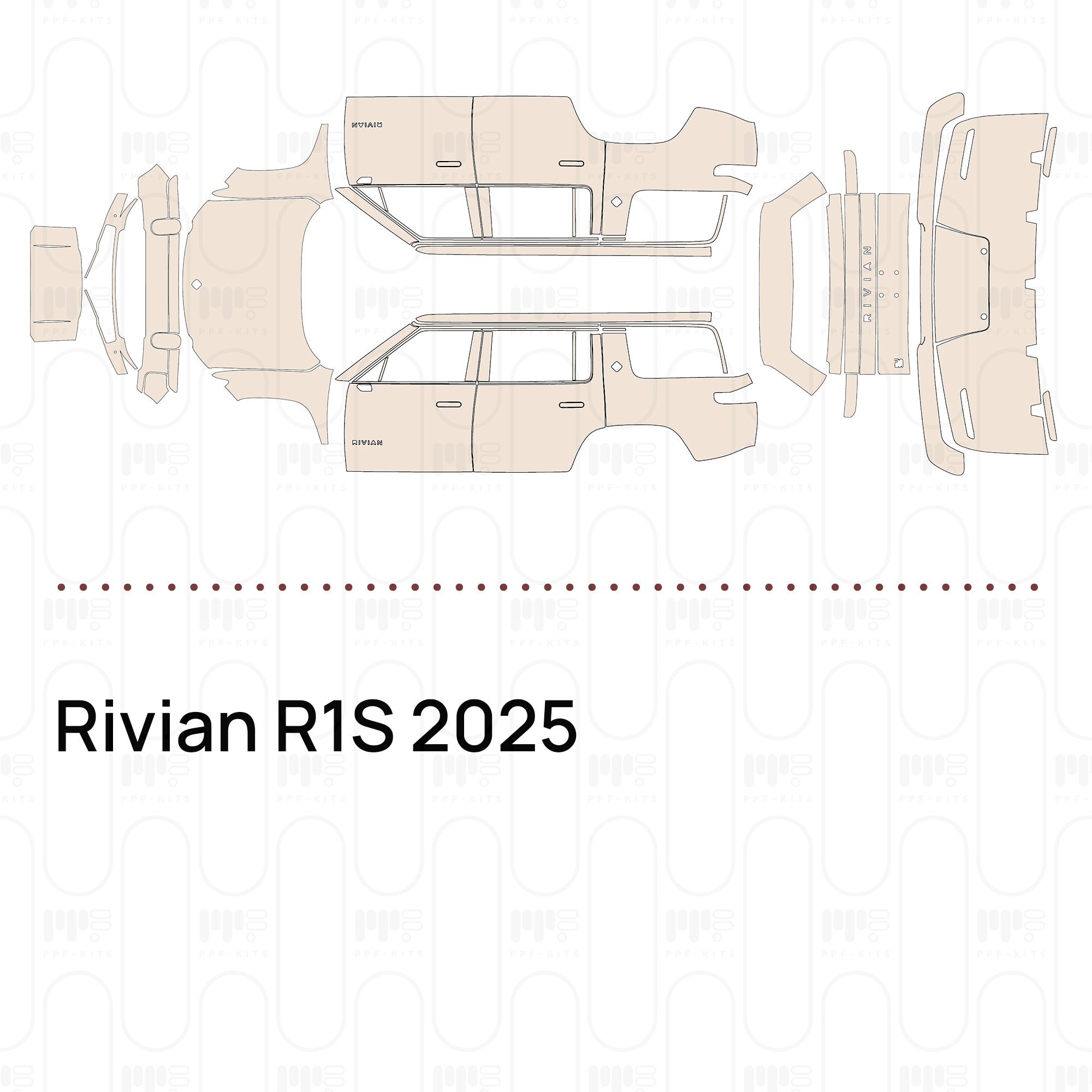 PPF precortado Rivian R1S 2025
