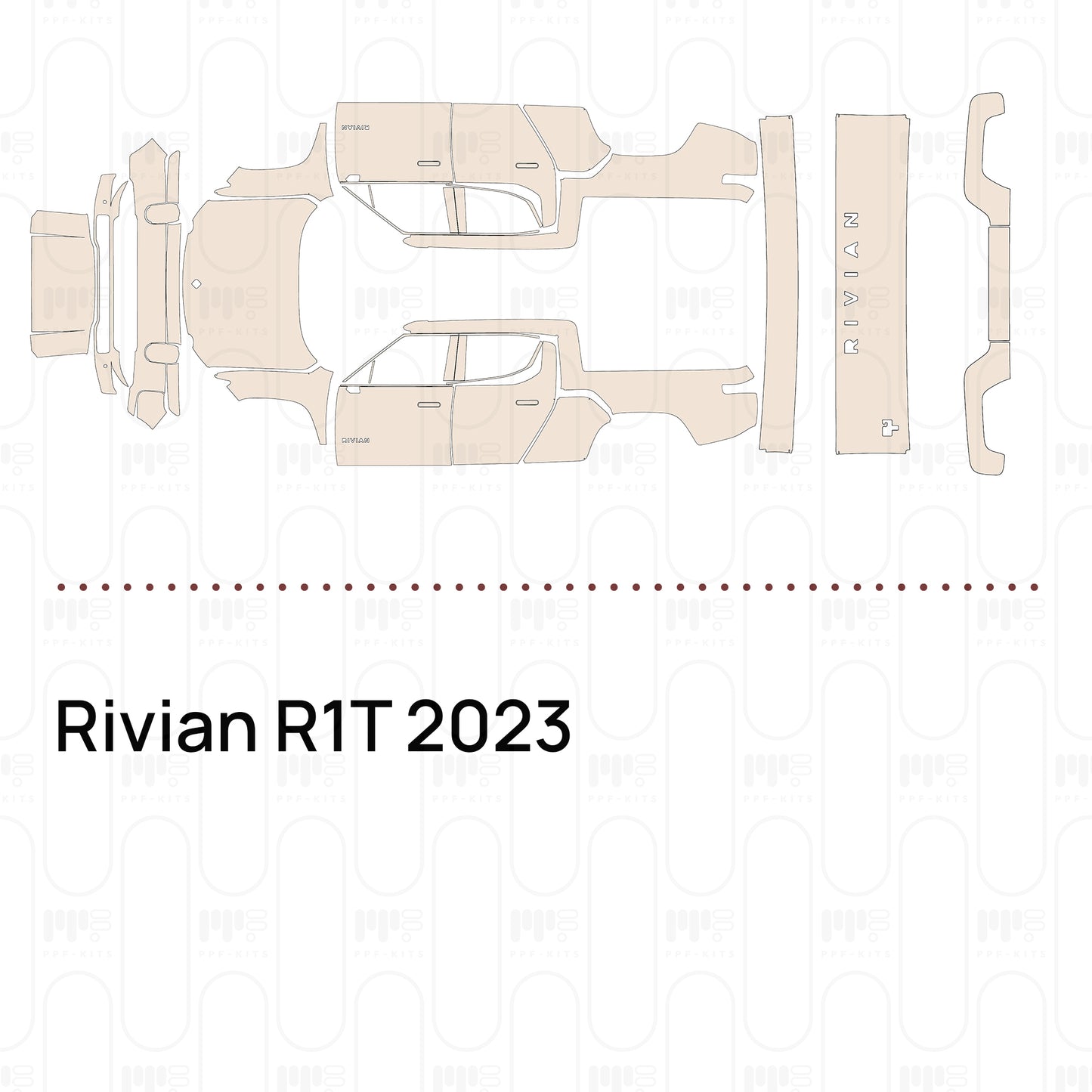 PPF precortado Rivian R1T 2023