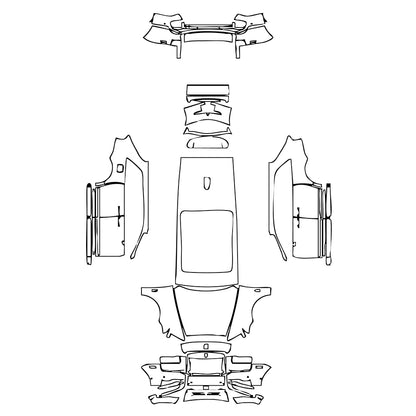 Pre-Cut PPF Rolls-Royce Cullinan 2018 - PPF-Kits