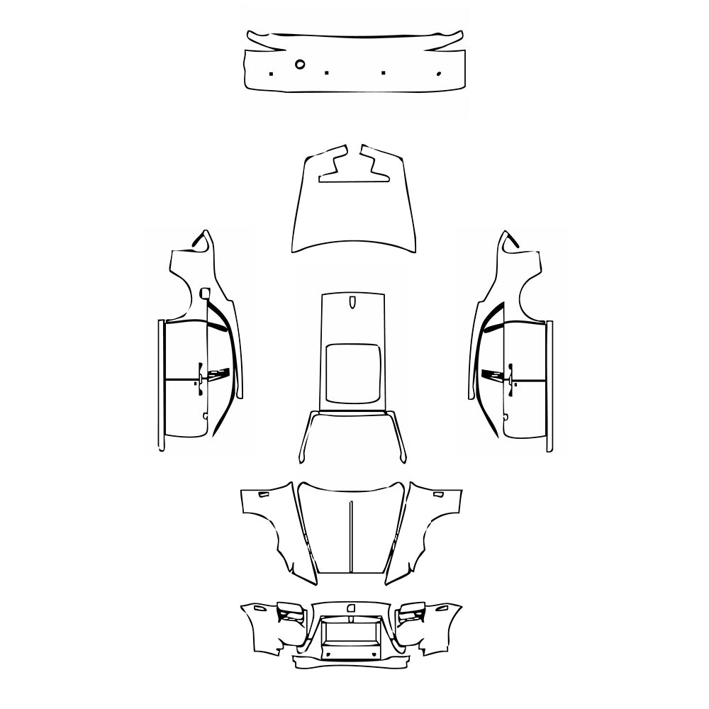 Pre-Cut PPF Rolls-Royce Ghost Extended Wheelbase 2011 - PPF-Kits