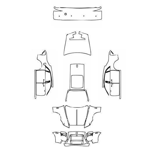 Pre-Cut PPF Rolls-Royce Ghost Extended Wheelbase 2011 - PPF-Kits