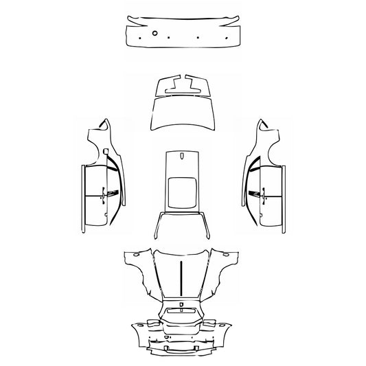 Pre-Cut PPF Rolls-Royce Ghost Extended Wheelbase 2018 - PPF-Kits