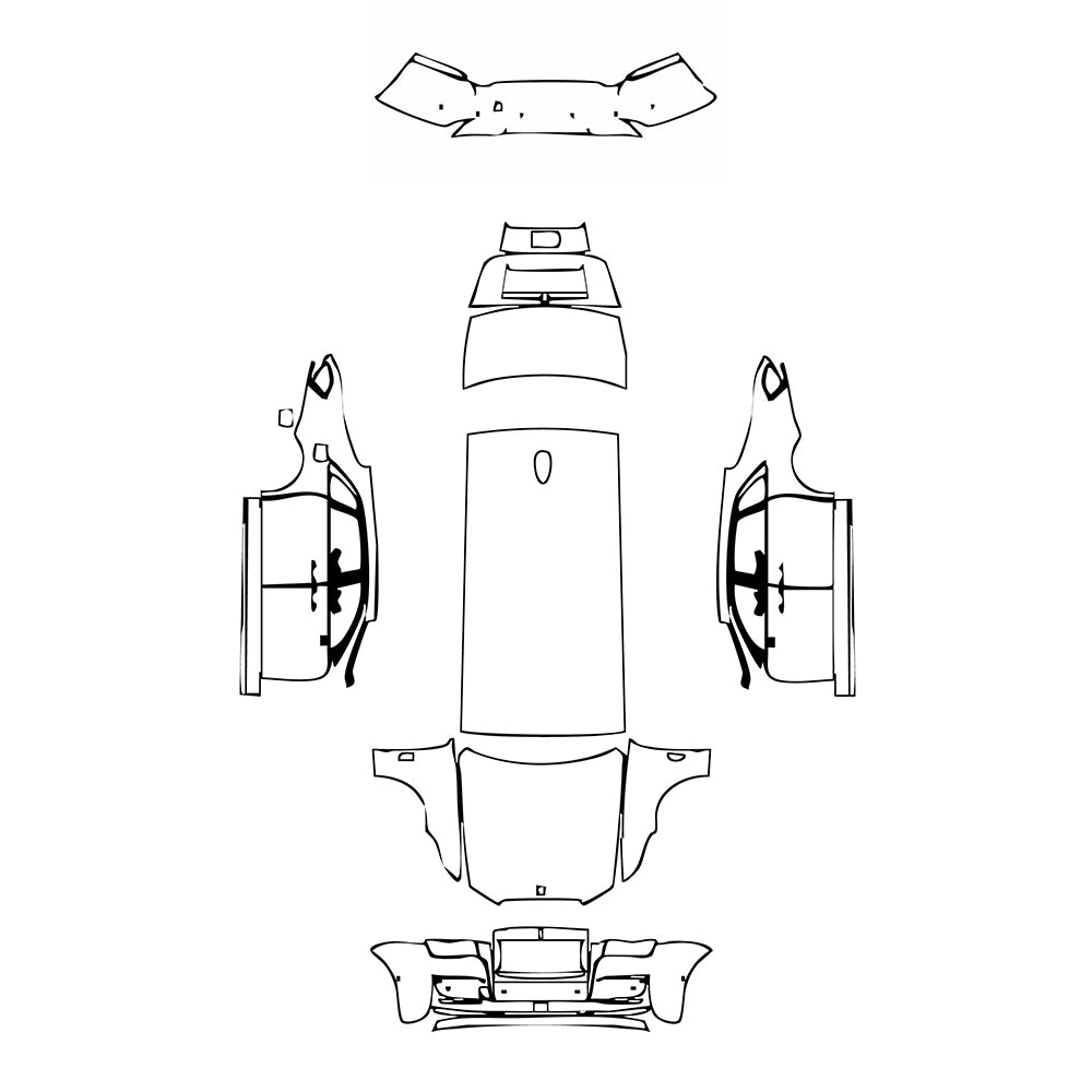 Pre-Cut PPF Rolls-Royce Ghost Extended Wheelbase 2022 - PPF-Kits