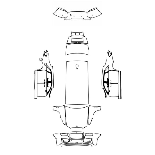 Pre-Cut PPF Rolls-Royce Ghost Extended Wheelbase 2024 - PPF-Kits