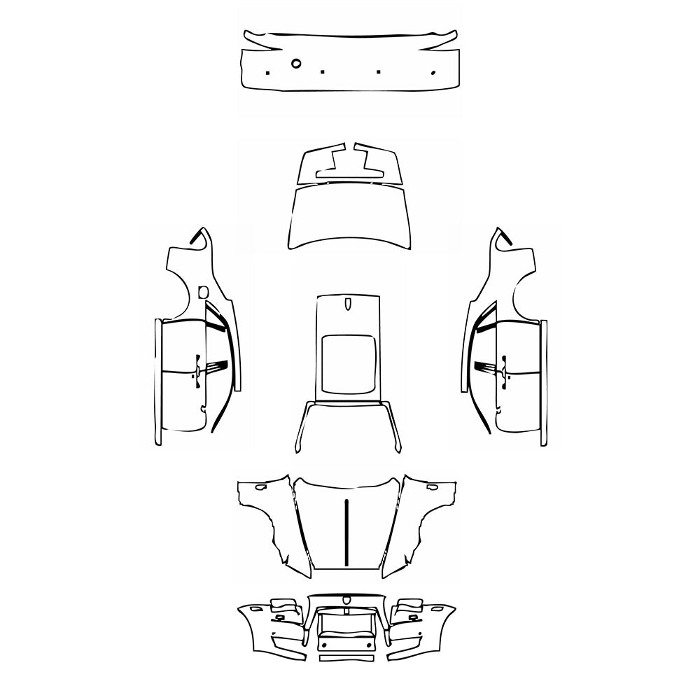 Pre-Cut PPF Rolls-Royce Ghost Series II SWB 2017 - PPF-Kits