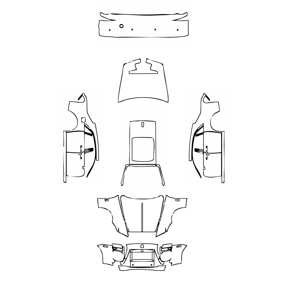 Pre-Cut PPF Rolls-Royce Ghost Standard Wheelbase 2014 - PPF-Kits