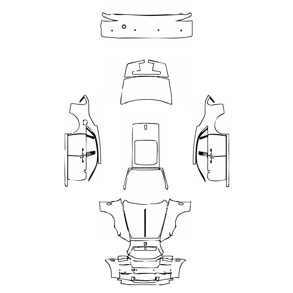 Pre-Cut PPF Rolls-Royce Ghost Standard Wheelbase 2020 - PPF-Kits