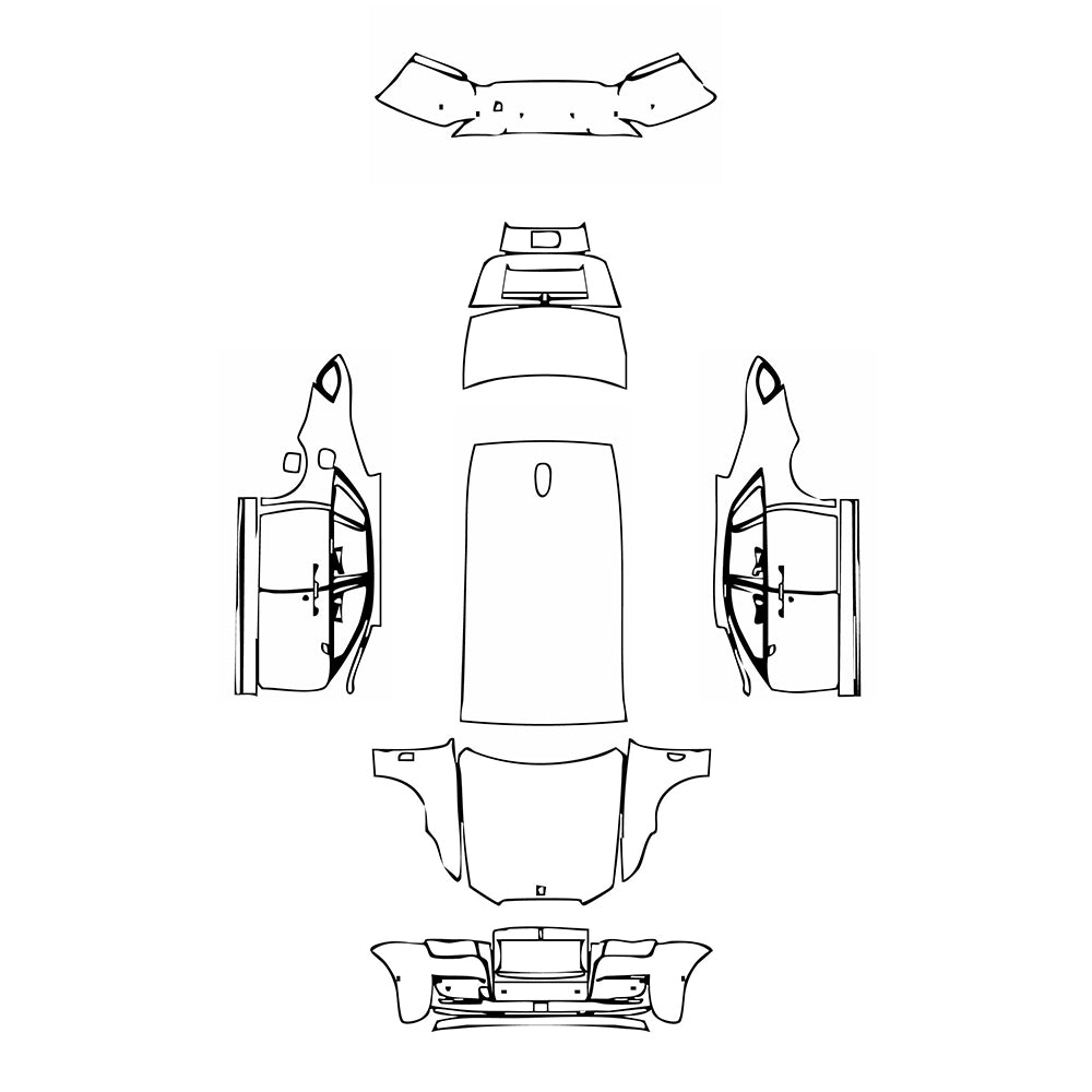 Pre-Cut PPF Rolls-Royce Ghost Standard Wheelbase 2022 - PPF-Kits
