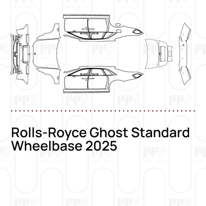 Pre-Cut PPF Rolls-Royce Ghost Standard Wheelbase 2025