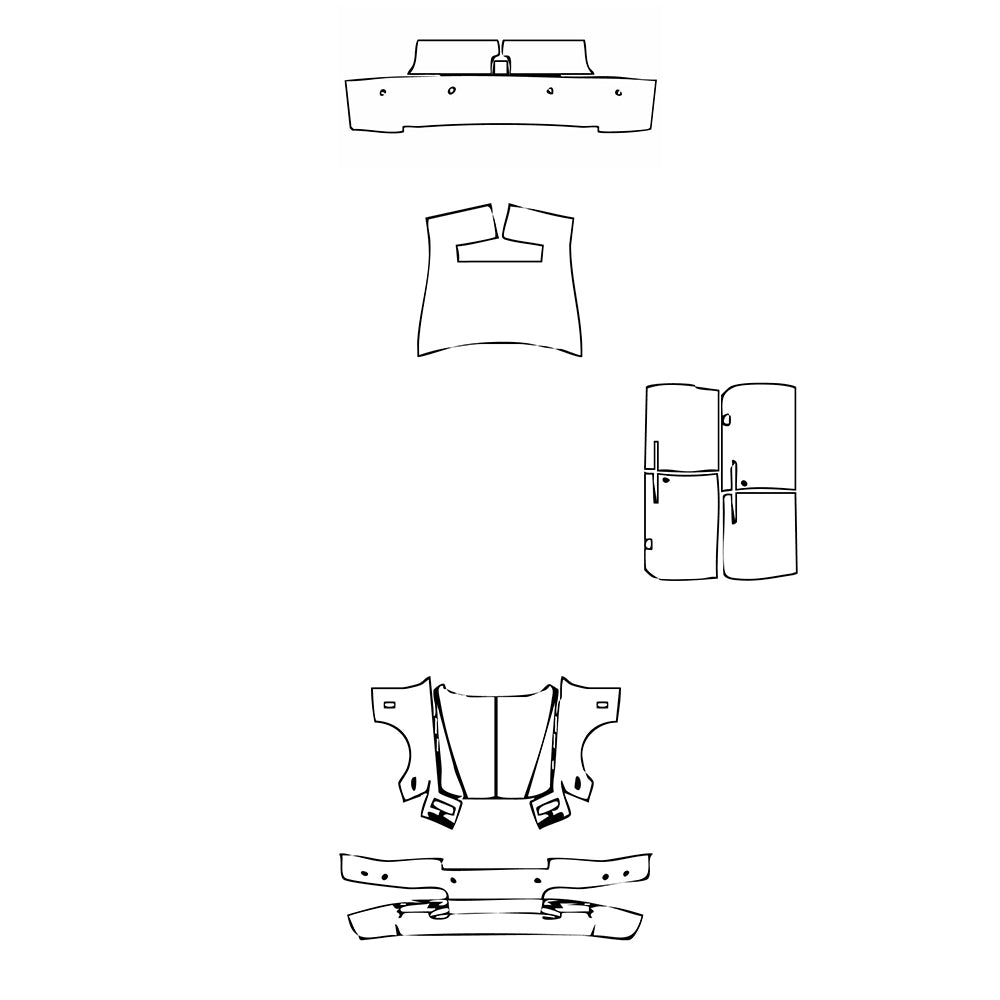 Pre-Cut PPF Rolls-Royce Phantom Sedan Standard Wheelbase 2014 - PPF-Kits