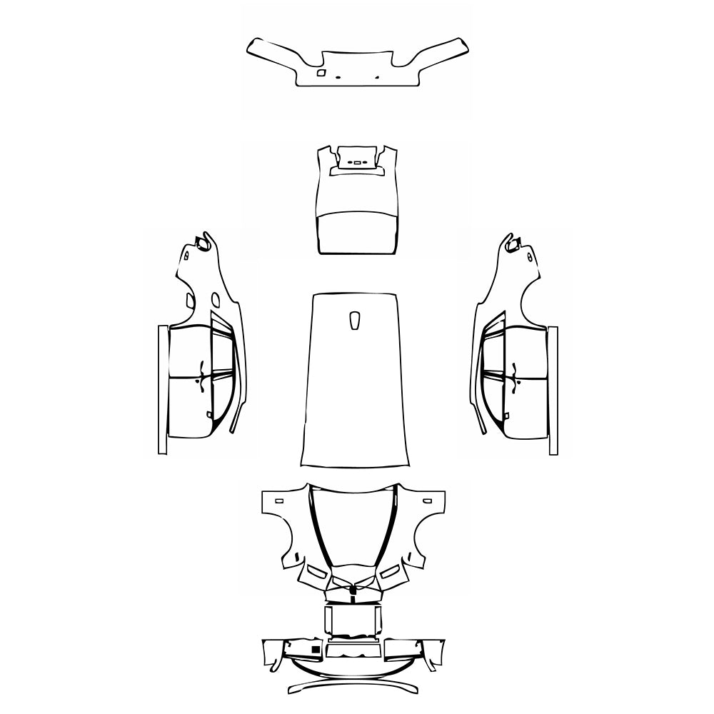 Pre-Cut PPF Rolls-Royce Phantom Sedan Standard Wheelbase 2024 - PPF-Kits