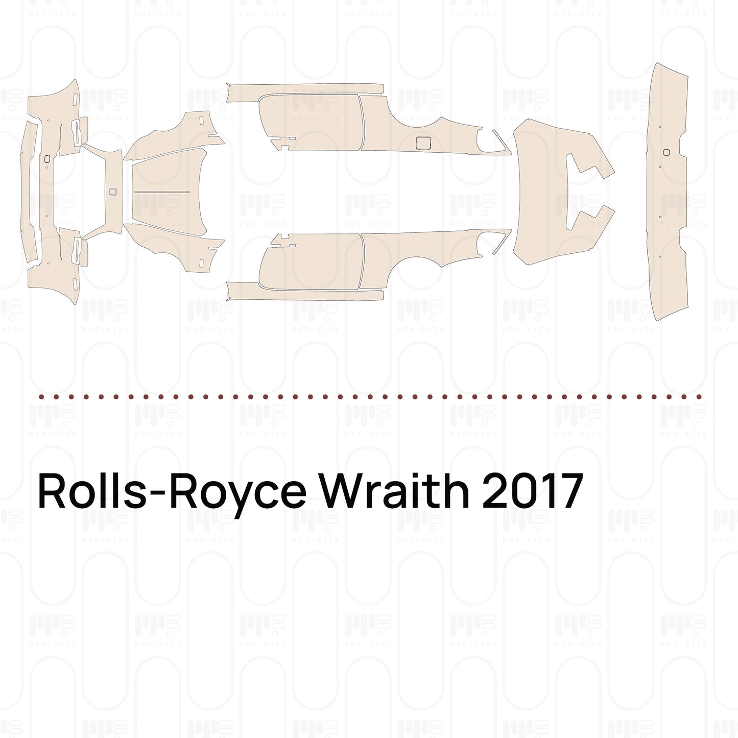 Pre-Cut PPF Rolls-Royce Wraith 2017