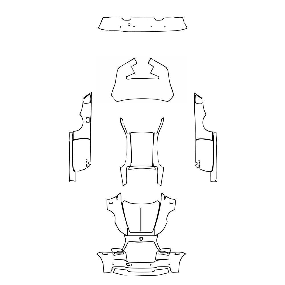 Pre-Cut PPF Rolls-Royce Wraith 2023 - PPF-Kits