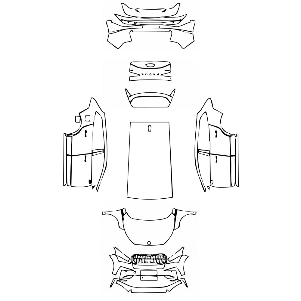 Pre-Cut PPF Skoda Enyaq iV (EU) Luxury 2023 - PPF-Kits