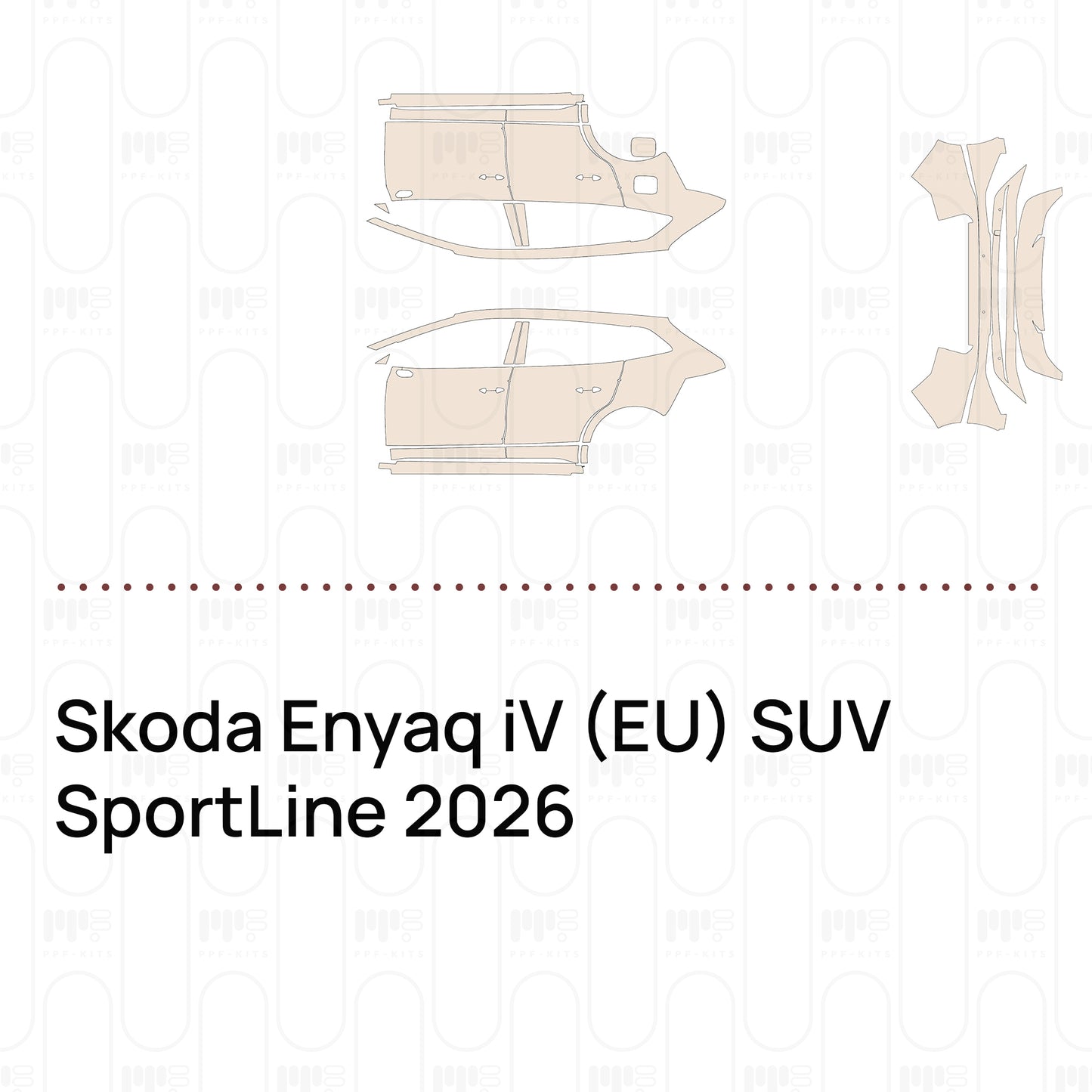 Pre-Cut PPF Skoda Enyaq iV (EU) SUV SportLine 2026