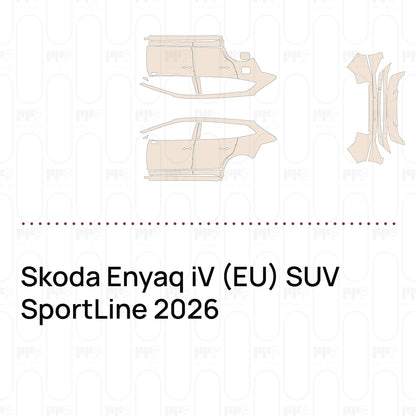 Pre-Cut PPF Skoda Enyaq iV (EU) SUV SportLine 2026