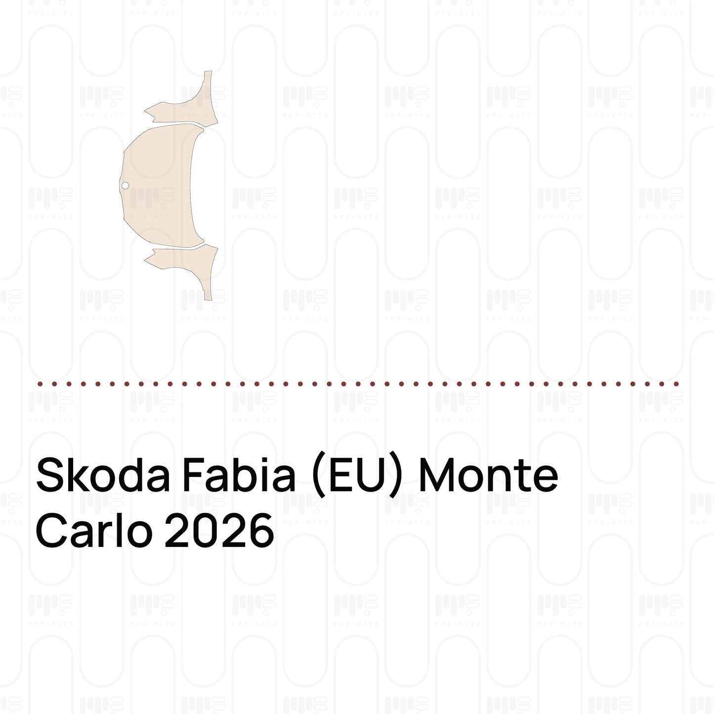 PPF precortado Skoda Fabia (EU) Monte Carlo 2026