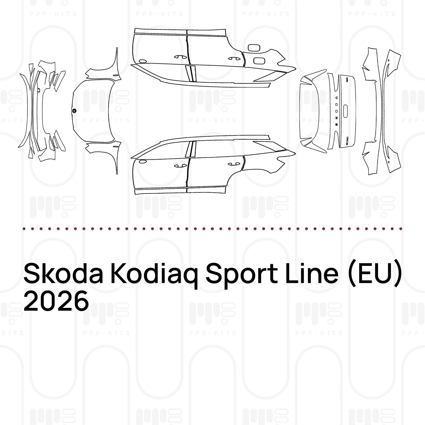 Pre-Cut PPF Skoda Kodiaq Sport Line (EU) 2026