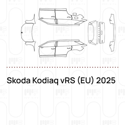 Pre-Cut PPF Skoda Kodiaq vRS (EU) 2025