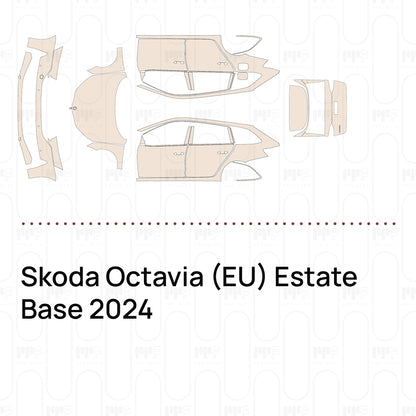 Pre-Cut PPF Skoda Octavia (EU) Estate Base 2024