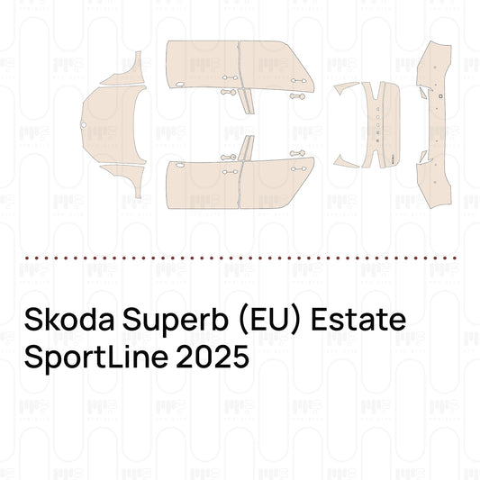 Pre-Cut PPF Skoda Superb (EU) Estate SportLine 2025