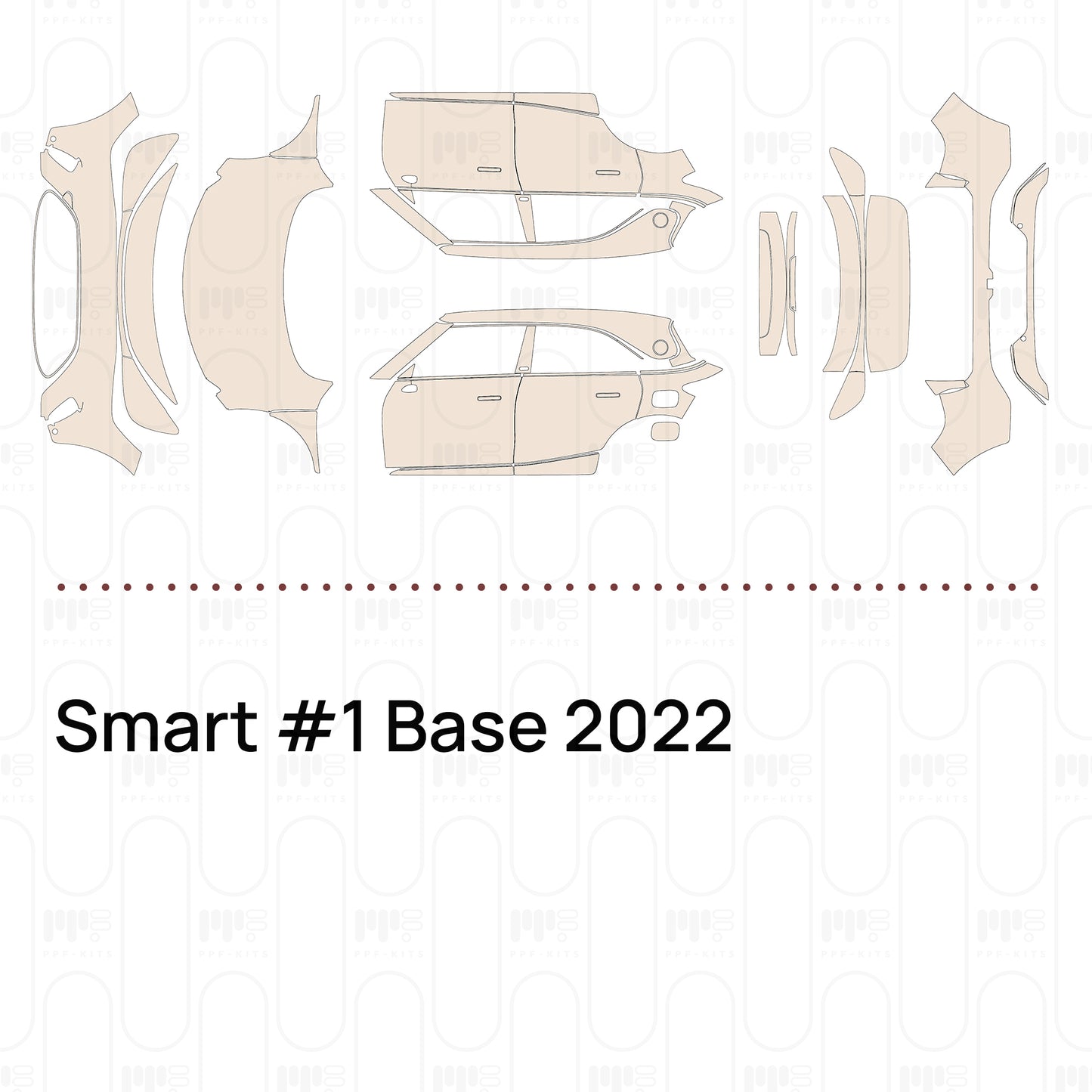 PPF precortado Smart #1 Base 2022