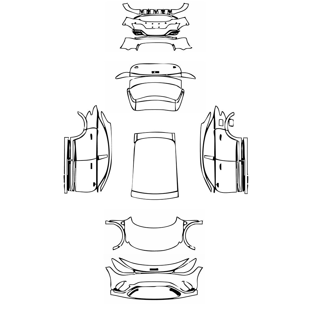 Pre-Cut PPF Smart #3 Base 2025 - PPF-Kits