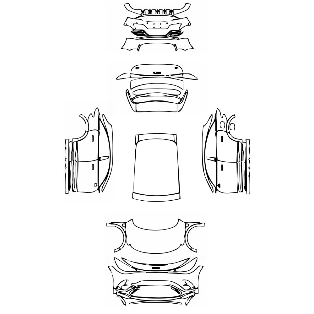 Pre-Cut PPF Smart #3 Brabus 2023 - PPF-Kits