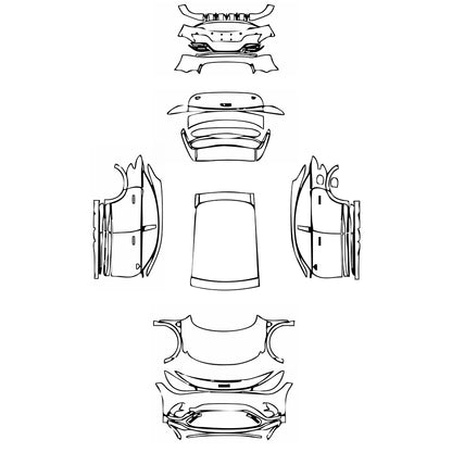 Pre-Cut PPF Smart #3 Brabus 2023 - PPF-Kits
