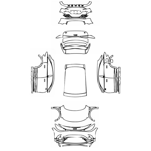 Pre-Cut PPF Smart #3 Brabus 2023 - PPF-Kits