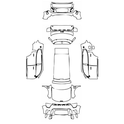 Pre-Cut PPF Smart #5 Base 2025 - PPF-Kits