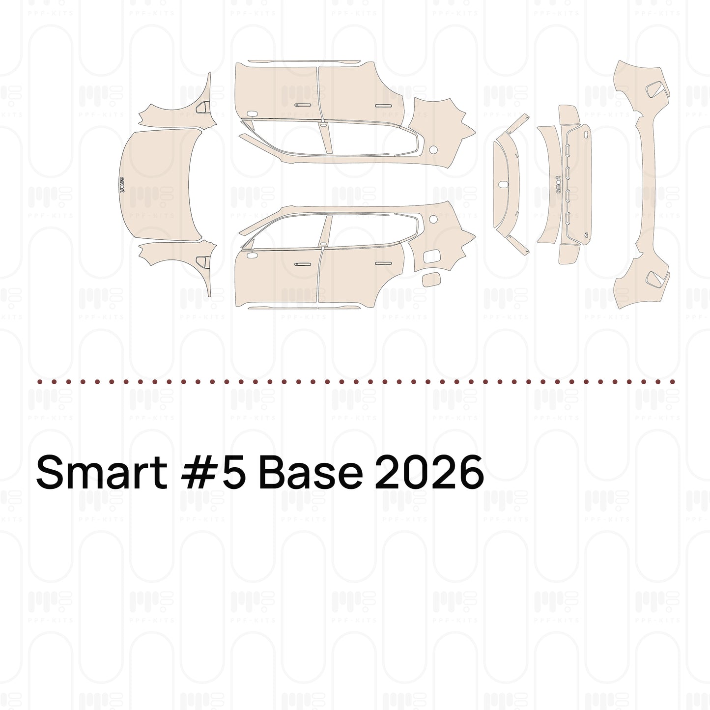 PPF precortado Smart #5 Base 2026