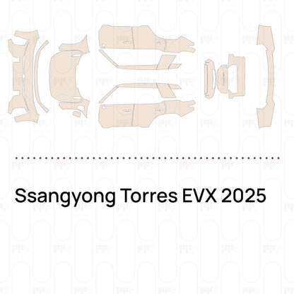 Pre-Cut PPF Ssangyong Torres EVX 2025