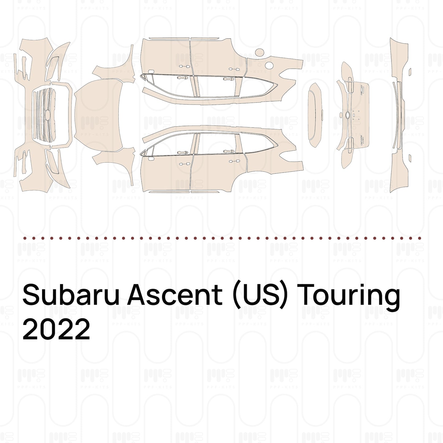 PPF precortado Subaru Ascent (US) Touring 2022
