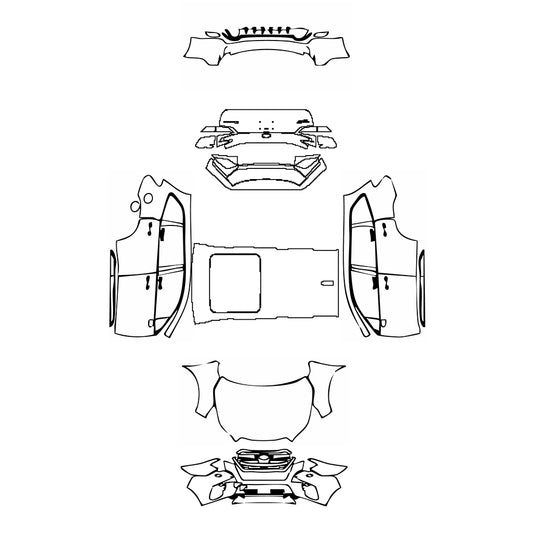 Pre-Cut PPF Subaru Forester (US) Limited 2022 - PPF-Kits
