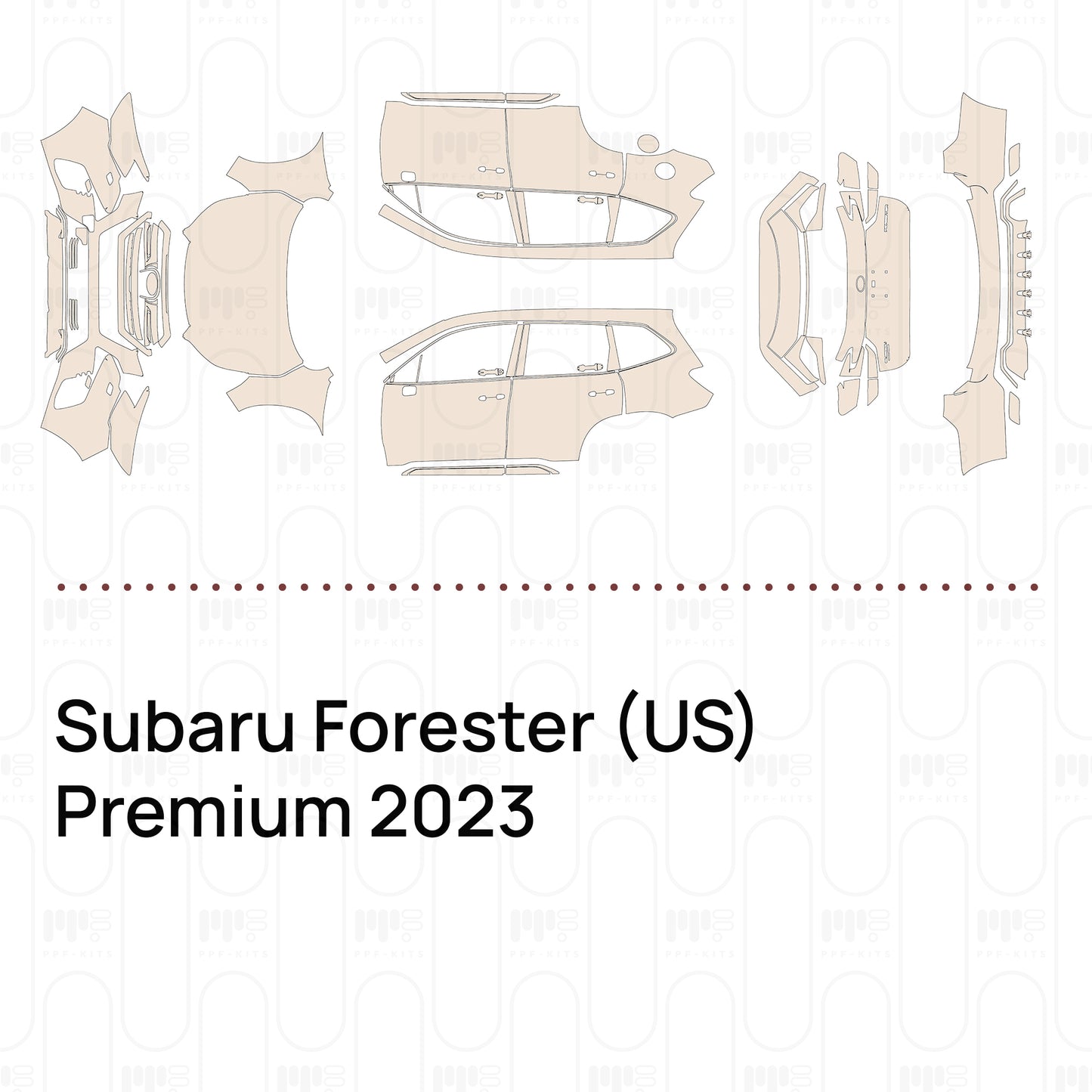 PPF precortado Subaru Forester (US) Premium 2023