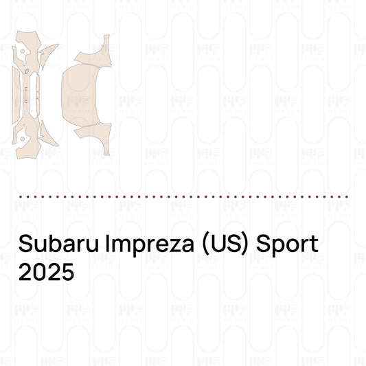 Pre-Cut PPF Subaru Impreza (US) Sport 2025