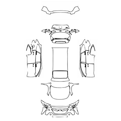 Pre-Cut PPF Subaru Outback (US) Limited XT 2023 - PPF-Kits