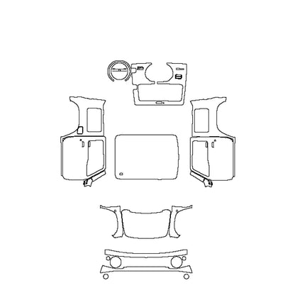 Pre-Cut PPF Suzuki Jimny 3Door 2023 - PPF-Kits