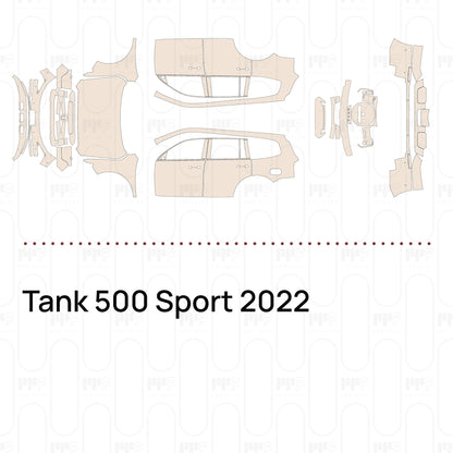 Pre-Cut PPF Tank 500 Sport 2022