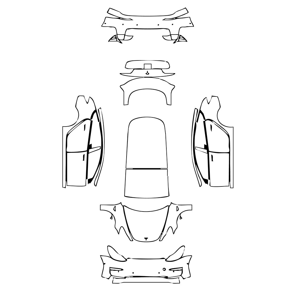 Pre-Cut PPF Tesla Model 3 2021 - PPF-Kits