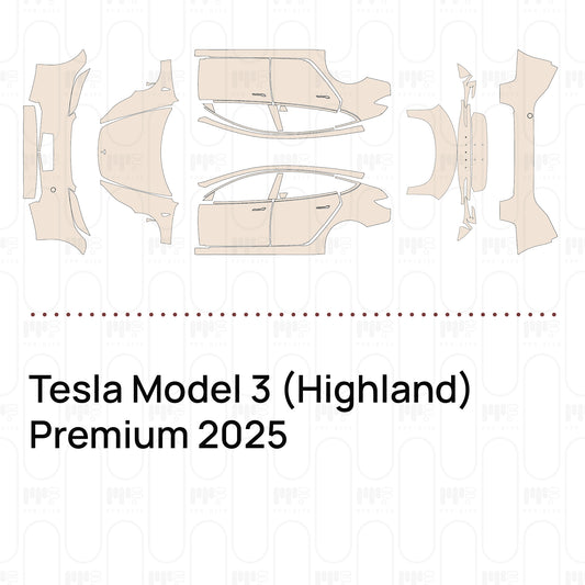 PPF precortado Tesla Model 3 (Highland) Premium 2025