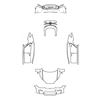 Pre-Cut PPF Tesla Model S 2023 - PPF-Kits
