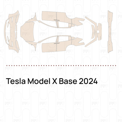 Pre-Cut PPF Tesla Model X Base 2024