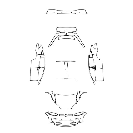 Pre-Cut PPF Tesla Model X Plaid 2023 - PPF-Kits