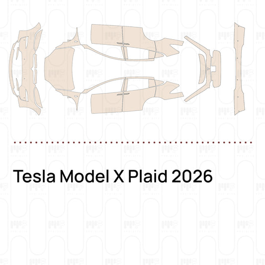 PPF precortado Tesla Model X Plaid 2026