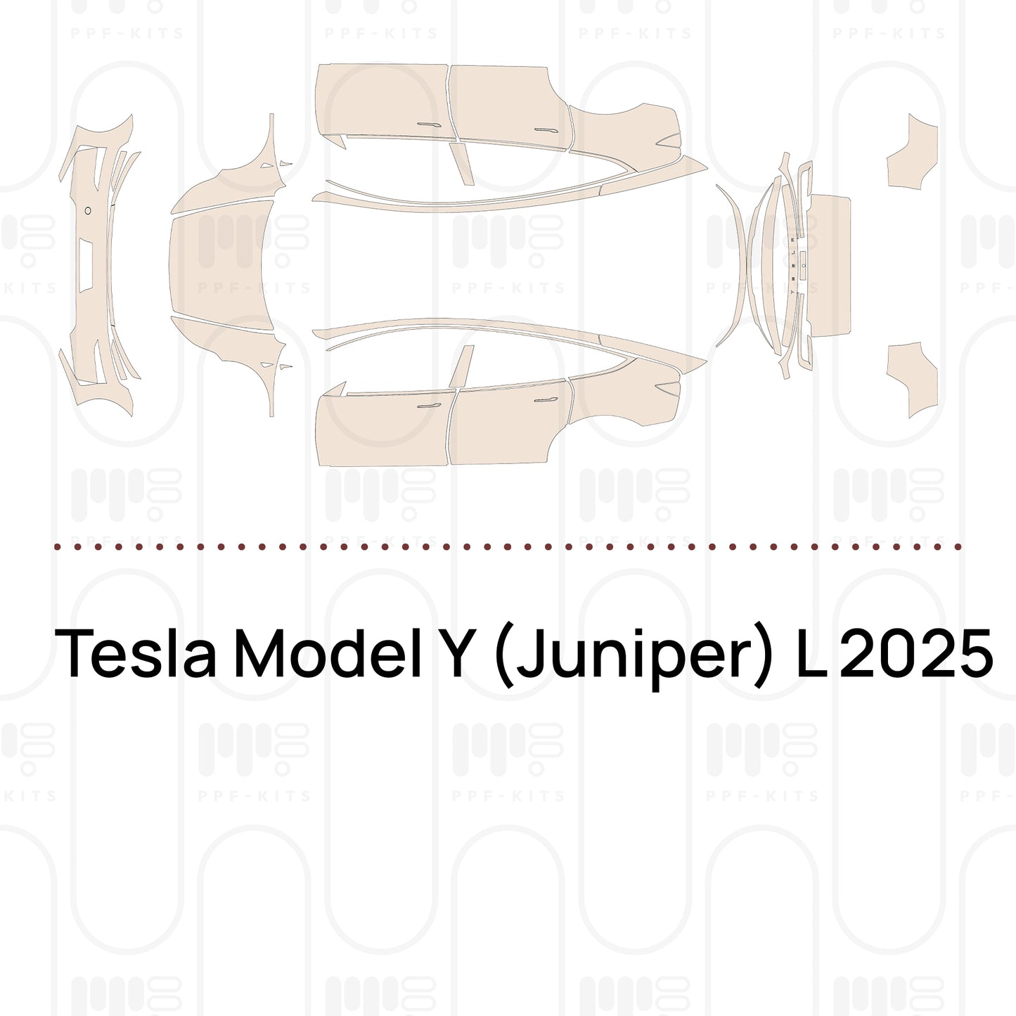 PPF precortado Tesla Model Y (Juniper) L 2025