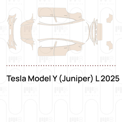 PPF precortado Tesla Model Y (Juniper) L 2025